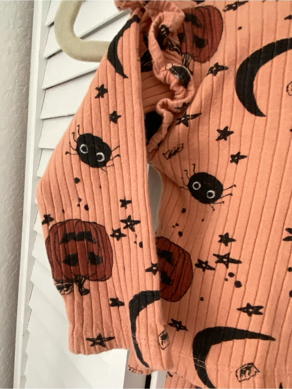 Jessica Simpson Baby “Halloween Pumpkin 2pc Set” Size 12mo Orange/Blk NWOT